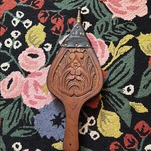 Pilgrim Hearth Carved Scroll Bellow